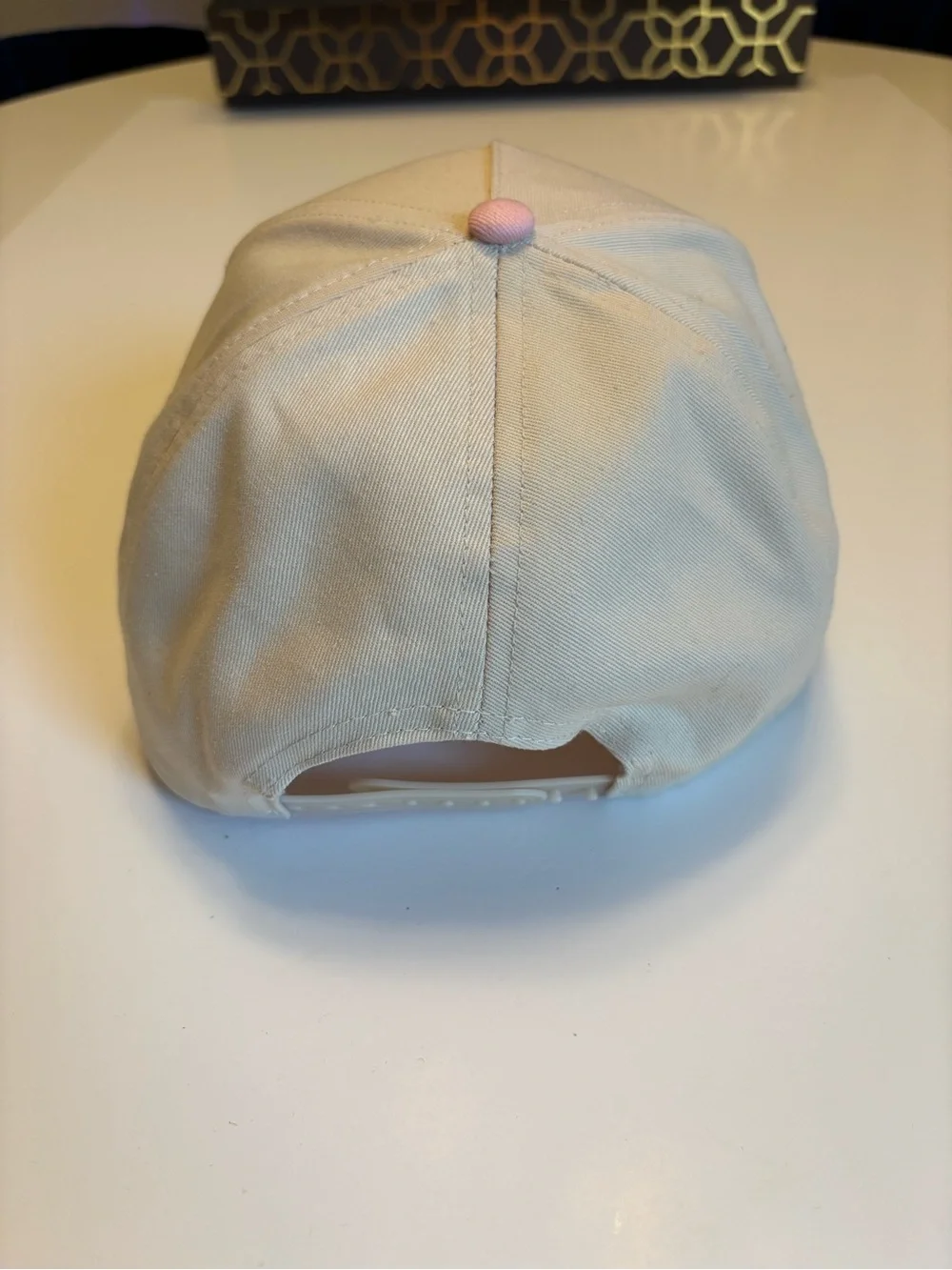 David and Young Bride Pink and Cream Baseball Cap